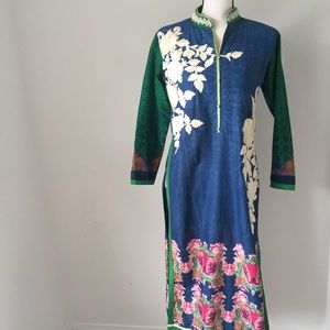 Long Boho Tunic Top / Size Small